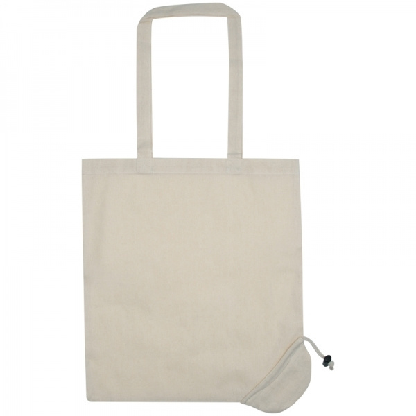 Logotrade advertising product image of: Foldable cotton bag KLEHOLM