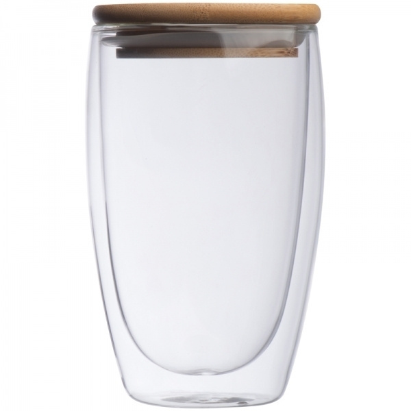 Logotrade promotional gift image of: Double-walled glass ZAKOPANE 500 ml