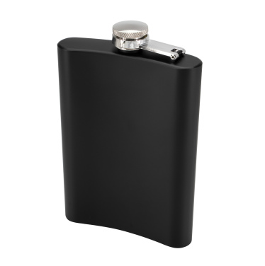 Logotrade promotional merchandise photo of: Hip flask OLYMPOS Schwarzwolf