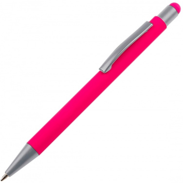 Logotrade promotional merchandise photo of: Metal ballpen touch pen soft touch SALT LAKE CITY