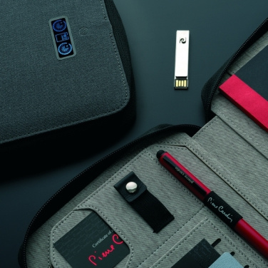 Logo trade promotional merchandise picture of: Folder A5 & power bank 4000 mAh SORBONNE Pierre Cardin