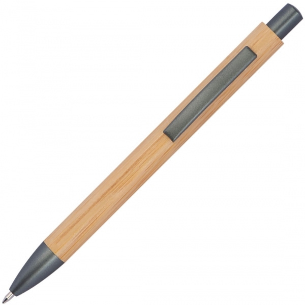 Logo trade promotional items image of: Bamboo ballpen BERINGEN