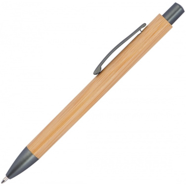 Logo trade promotional giveaways image of: Bamboo ballpen BERINGEN