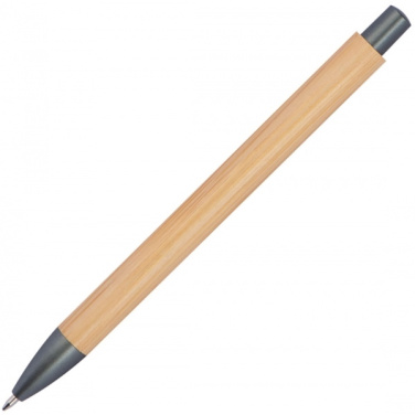 Logo trade corporate gift photo of: Bamboo ballpen BERINGEN