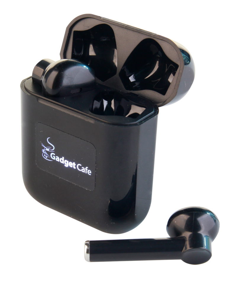 Logotrade promotional merchandise image of: Wireless earbuds with light up logo