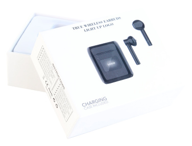 Logo trade promotional products picture of: Wireless earbuds with light up logo