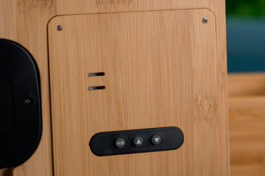 Logo trade advertising products picture of: Bamboo weather station GRANADA