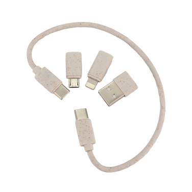 Logotrade corporate gifts photo of: 4in1 cable in wooden case, LH-ZM01