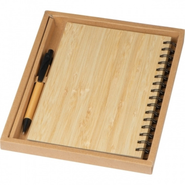 Logo trade promotional products picture of: A5 notebook PISA