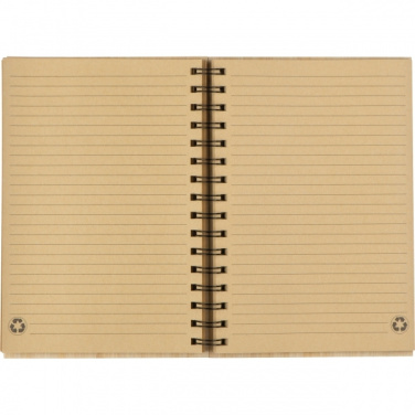 Logo trade promotional merchandise image of: A5 notebook PISA