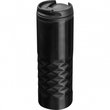 Logo trade advertising products image of: Thermal stainless steel mug SANTANDER 500 ml