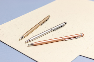 Logo trade promotional gifts image of: Ball pen with touch function CATANIA