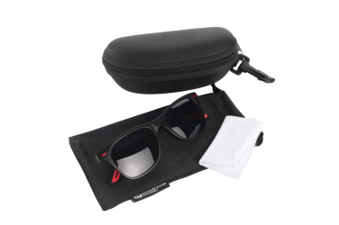 Logo trade promotional giveaway photo of: Sunglasses MAHAVELI Schwarzwolf