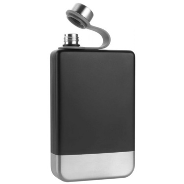 Logo trade promotional item photo of: Hip flask set TAHAT Schwarzwolf