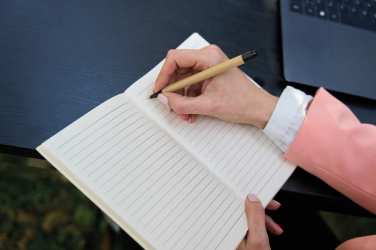 Logo trade promotional giveaways image of: A5 notebook IZMIR