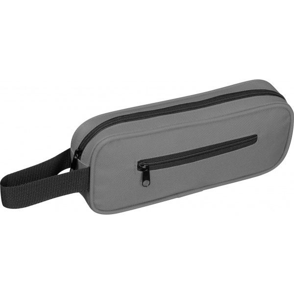 Logo trade corporate gifts picture of: Toiletry bag RPET NEUCHATEL