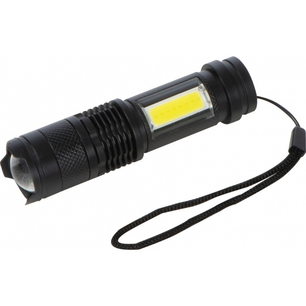 Logo trade promotional product photo of: Rechargeable flashlight AARHUS