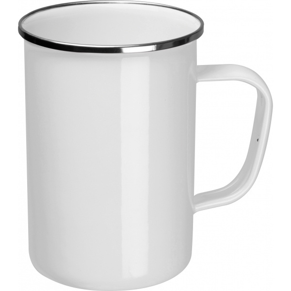 Logotrade corporate gift image of: Enamel cup Adelaine