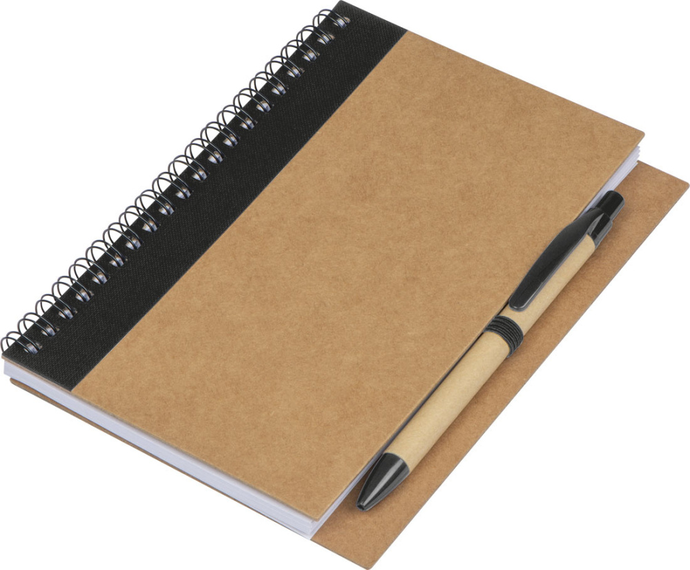 Logo trade corporate gift photo of: Spiral notebook Ravenna
