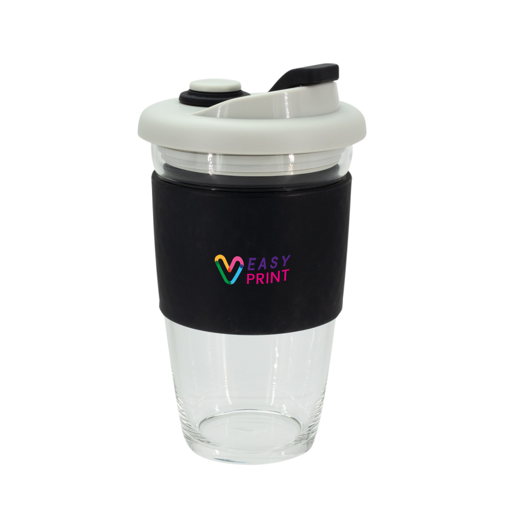 Logotrade advertising product image of: Glass coffee cup 424 ml