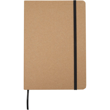 Logotrade promotional products photo of: Holm A5 stone paper hard cover notebook with lined pages