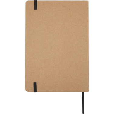 Logotrade promotional item image of: Holm A5 stone paper hard cover notebook with lined pages