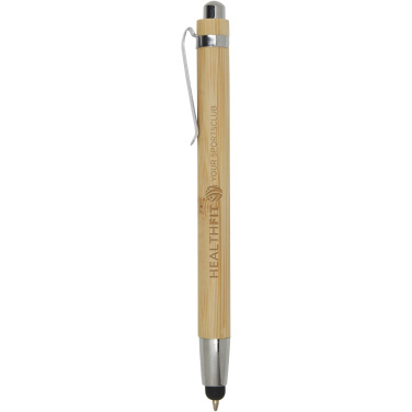 Logo trade corporate gifts picture of: Elm bamboo ballpoint pen