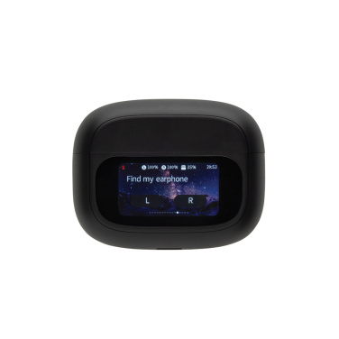 Logotrade advertising product image of: Airtune RCS recycled plastic ANC earbuds with touch screen