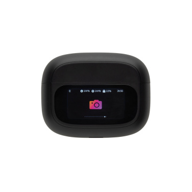 Logo trade promotional gifts picture of: Airtune RCS recycled plastic ANC earbuds with touch screen