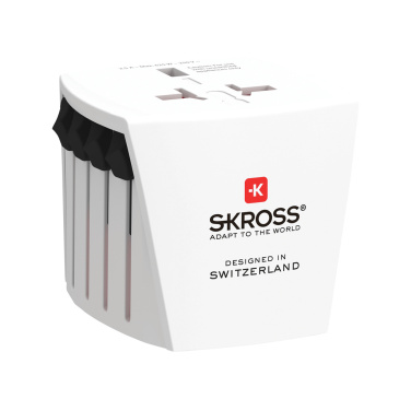 Logo trade advertising products image of: SKROSS World Travel Adapter MUV Micro