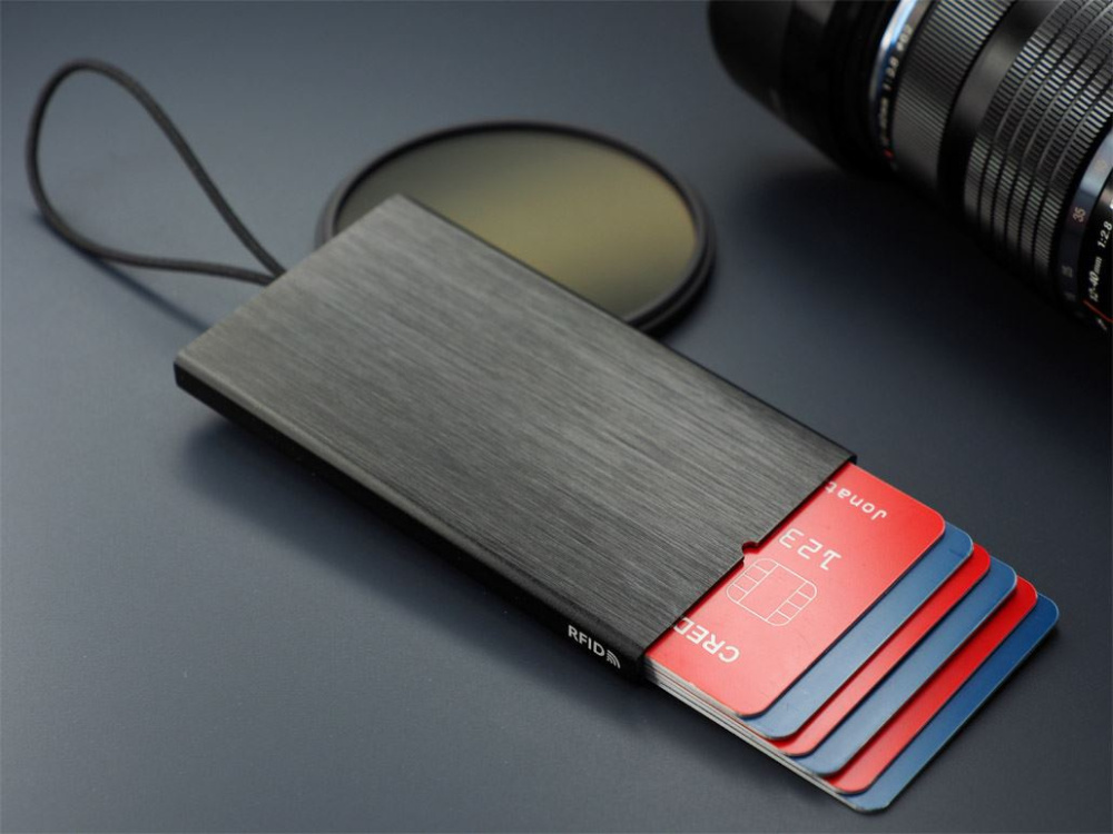 Logo trade promotional items picture of: RFID credit and business card holder 126615500