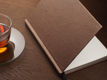 Logotrade promotional item picture of: Recycled Coffee Notebook 209733900