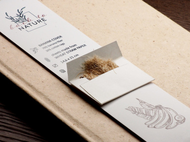 Logo trade promotional gift photo of: Recycled Banana Notebook 209734200