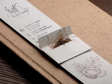 Logotrade promotional item image of: Recycled Coconut Notebook 209734100