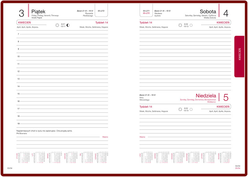Logotrade corporate gift image of: Calendar 640016
