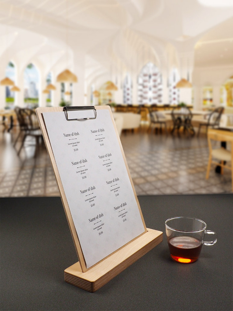 Logo trade advertising product photo of: Clipboard with stand 2088121