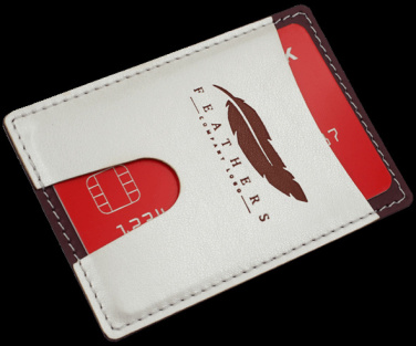 Logo trade corporate gifts picture of: Credit card holder 544119