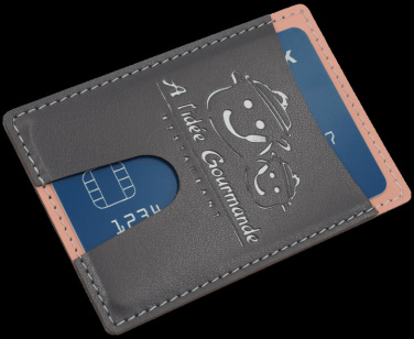 Logo trade corporate gifts image of: Credit card holder 544119