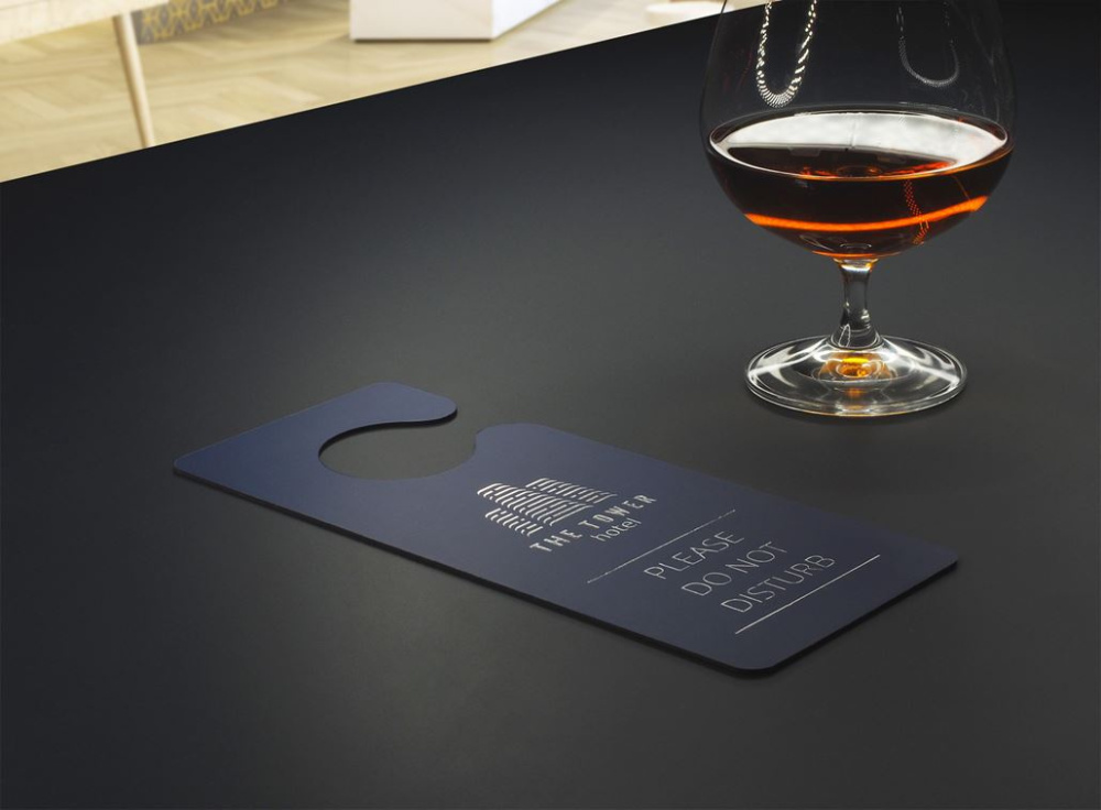 Logo trade promotional giveaways image of: DND door sign 1159094