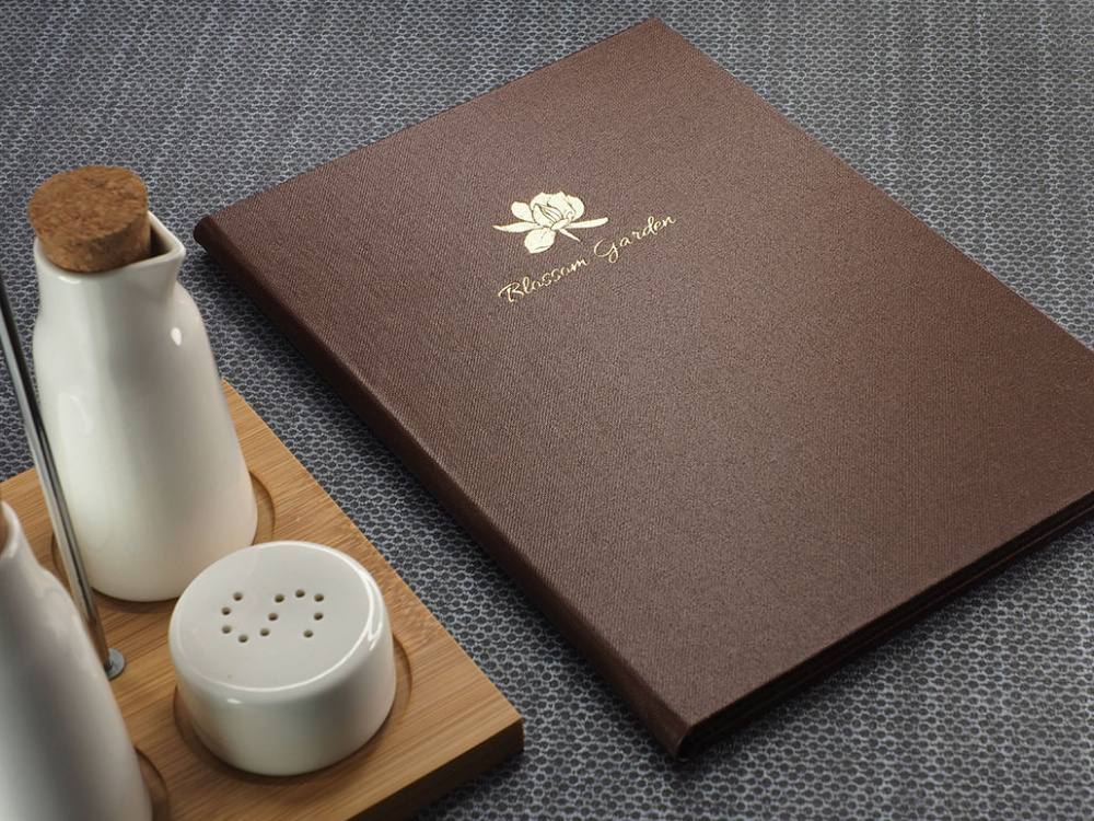 Logo trade promotional giveaway photo of: Menu cover 1719280