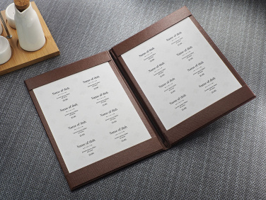 Logo trade promotional items image of: Menu cover 1719280