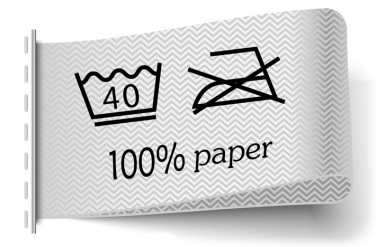 Logo trade promotional products image of: Wash paper bag 950106