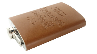 Logo trade business gifts image of: Hip flask 425119