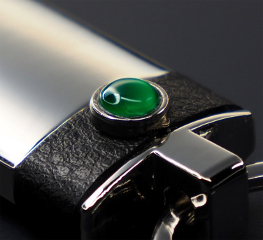 Logo trade business gifts image of: Agate stone Keyring 1297095