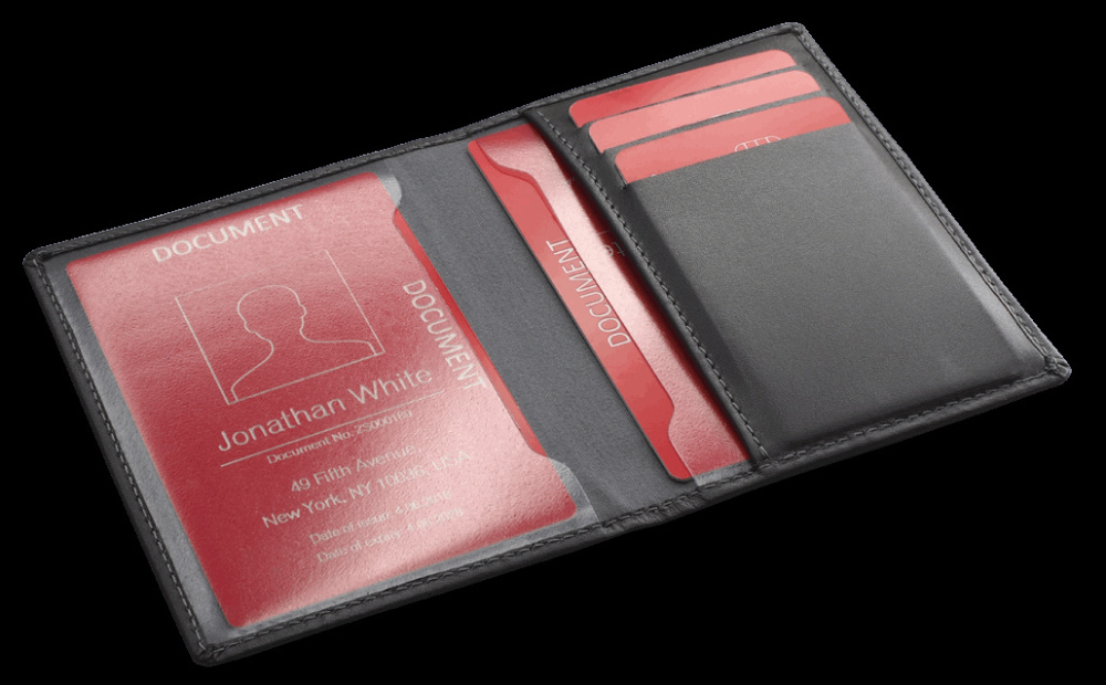 Logo trade promotional giveaways image of: Document wallet 889131