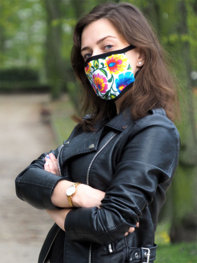 Logo trade promotional products picture of: MARS PRO cotton mask (size M) with pocket and HEPA filter 1380165