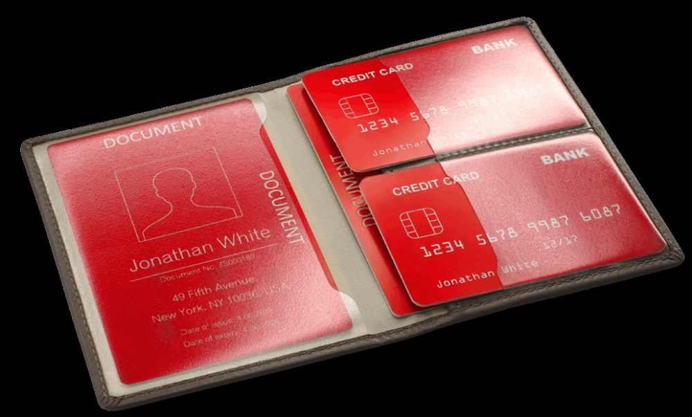 Logo trade promotional product photo of: RFID document wallet 611131