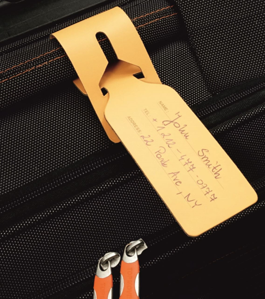 Logo trade promotional products image of: Luggage tag 969094