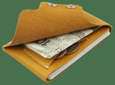 Logo trade corporate gifts image of: Wallet 384131