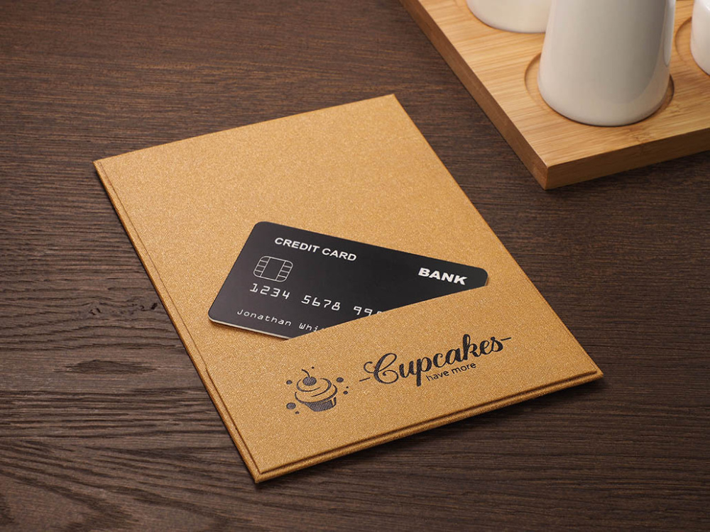 Logo trade corporate gifts image of: Bill holder 1053280